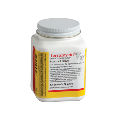 Pfi Lextron Inc Terramycin Scours Tablets Ct Terramycin