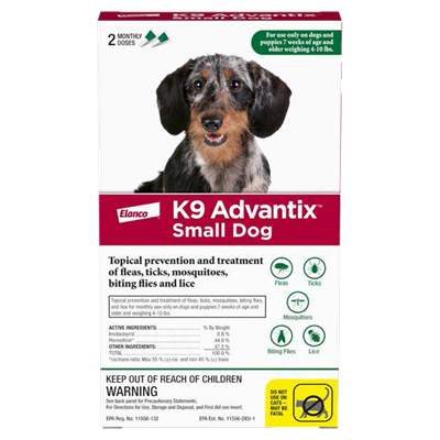 ADVANTIX SMALL DOG 2pk