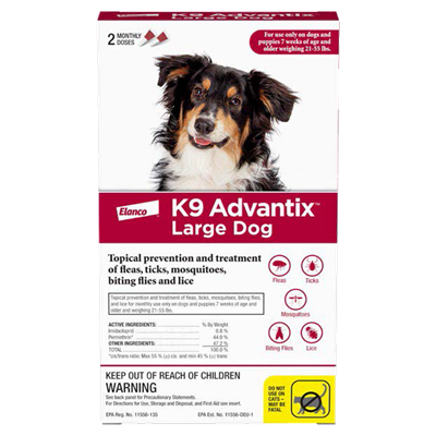 ADVANTIX LARGE DOG 2pk