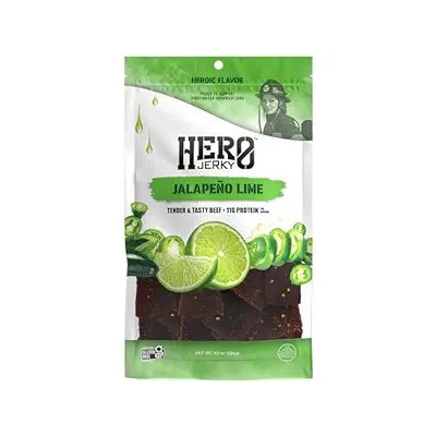 HERO BEEF JERKY JALAPENO LIME 3oz 8ct