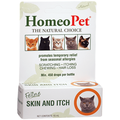 HOMEOPET FELINE SKIN/ITCH 15mL