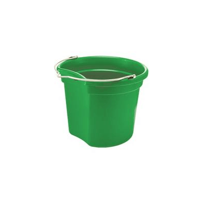 BUCKET FB SILVER LINE LIME GREEN 18qt