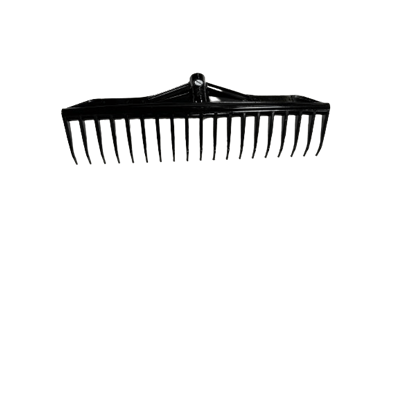 UTILITY RAKE w/60in HANDLE BLACK