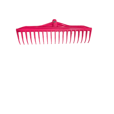 UTILITY RAKE w/60in HANDLE PINK