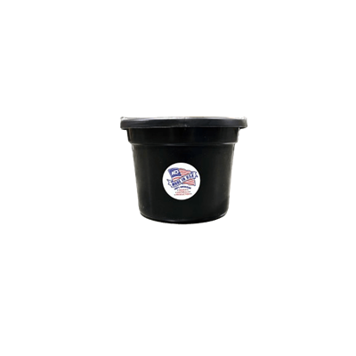 BUCKET FB SILVER LINE BLACK 8qt