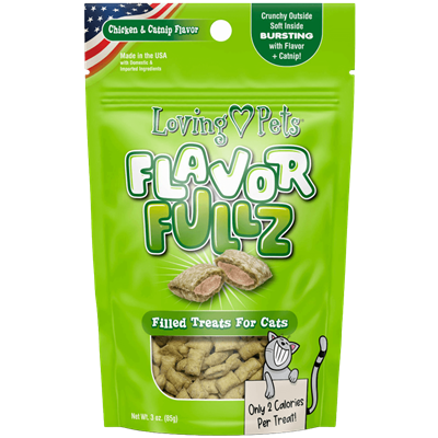 FLAVORFULLZ CAT TREATS CHKN/CATNIP 3oz