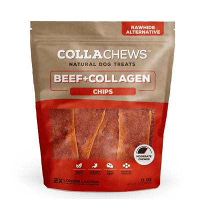 COLLACHEWS COLLAGEN CHIPS BEEF 8.2oz