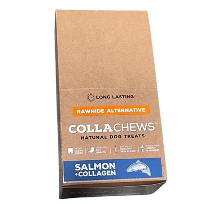 COLLACHEWS FISH/COLLAGEN ROLL 9in 20ct