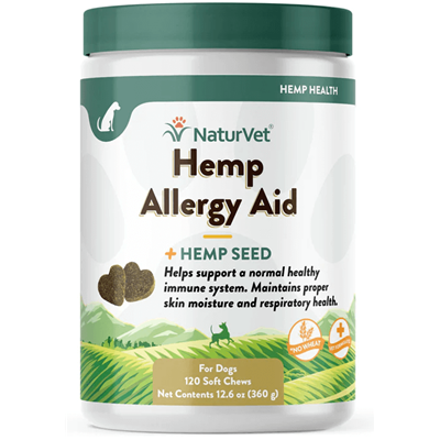 ALLERGY AID HEMP SOFT CHEW 120ct JAR