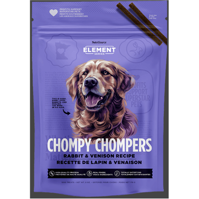 NS CHOMPY CHOMPERS RABBIT/VENISON 6oz