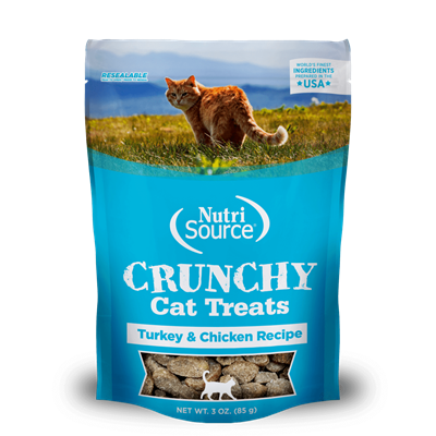 NS CRUNCHY CAT TREATS TURKEY/CHICKEN 3oz