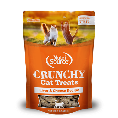 NS CRUNCHY CAT TREATS LIVER/CHEESE 3oz