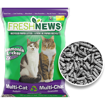 FRESH NEWS MULTI CAT LITTER 25lb