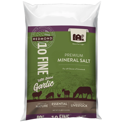 REDMOND GARLIC 10 FINE MINERAL SALT 50lb