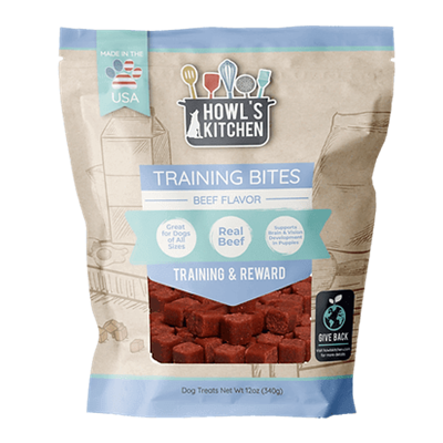 HOWLS KITCHEN BEEF TRAINING TREATS 12oz