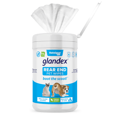 GLANDEX WIPES 75ct