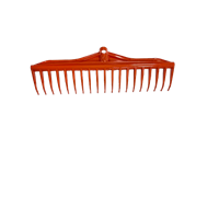 UTILITY RAKE w/60in HANDLE ORANGE