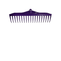 UTILITY RAKE w/60in HANDLE PURPLE