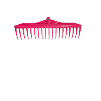 UTILITY RAKE w/60in HANDLE PINK