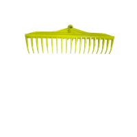 UTILITY RAKE w/60in HANDLE YELLOW