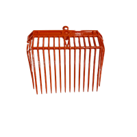 STALL FORK w/54in HANDLE ORANGE