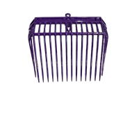 STALL FORK w/54in HANDLE PURPLE