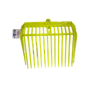 STALL FORK w/54in HANDLE YELLOW