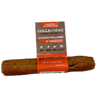 COLLACHEWS CHKN/COLLAGEN ROLL 6in 30ct