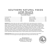 SOUTHERN NATURAL LAYER PELLETS 30lb